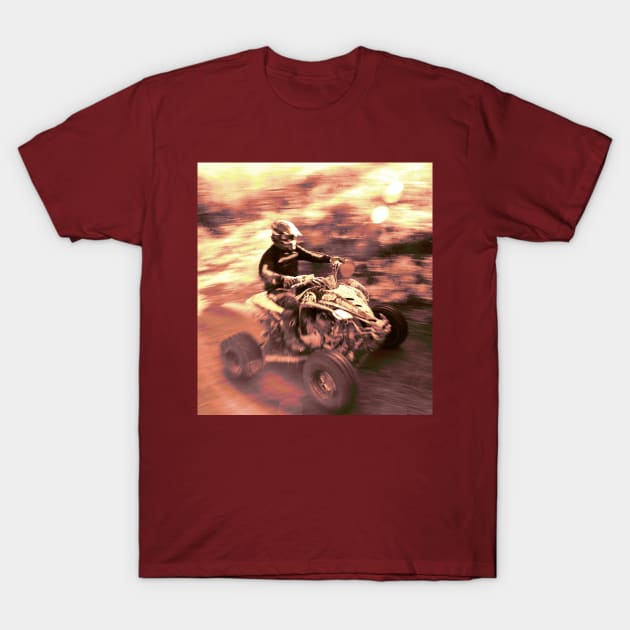 ATV offroad racing T-Shirt by Gaspar Avila